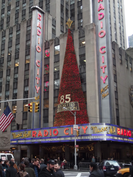 Radio City Music Hall tree