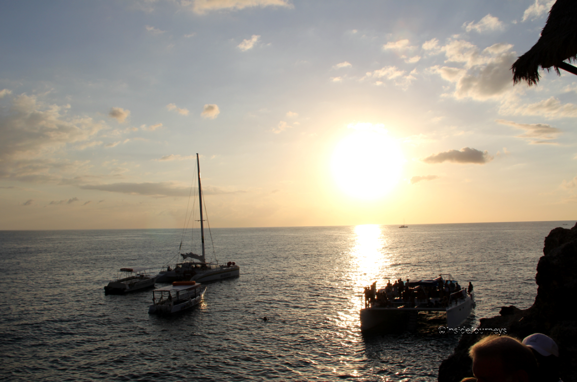 Sunset boats, Negril